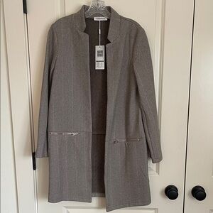 Apt. 9 Women's Herringbone Blazer in Tan